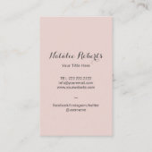 Butterfly & Stones Life Coach Wellness Yoga SPA Visitekaartje (Achterkant)