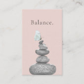 Butterfly & Stones Life Coach Wellness Yoga SPA Visitekaartje (Voorkant)