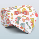 Butterfly Stropdas<br><div class="desc">Vlindermotief in zacht groen, roze, blauw en geel. Originele kunst van Nic Squirrell.</div>