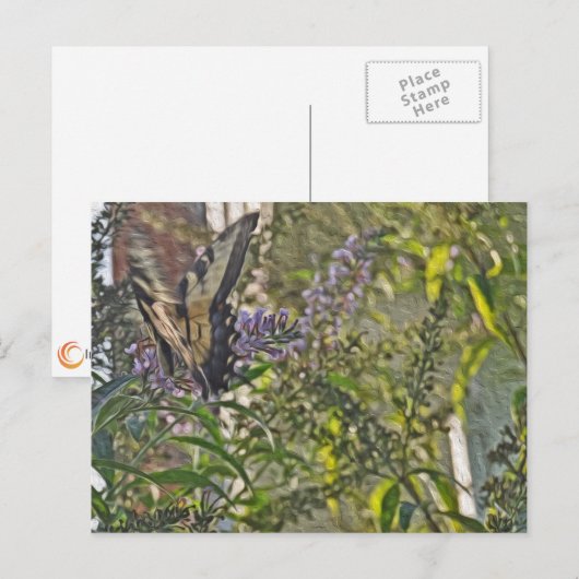 Butterfly Struik 2 Briefkaart (Voorkant / Achterkant)