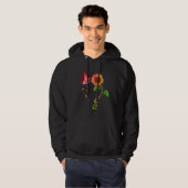 Butterfly Sunflower DVT Awareness Hoodie (Voorkant volledig)