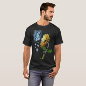Butterfly Sunflower Graves' Disease Awareness T-shirt (Voorkant volledig)