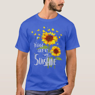 Butterfly Sunflower Je bent mijn zonnesline T-shirt