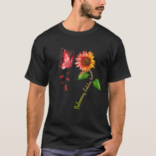 Butterfly Sunflower Longembolie Bewustzijn T T-shirt