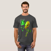 Butterfly Sunflower Non-Hodgkin Lymphoma T-shirt (Voorkant volledig)