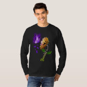Butterfly Sunflower Rheumatoid Awareness T-shirt (Voorkant volledig)