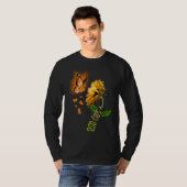 Butterfly Sunflower RSD CRPS Awareness T-shirt (Voorkant volledig)