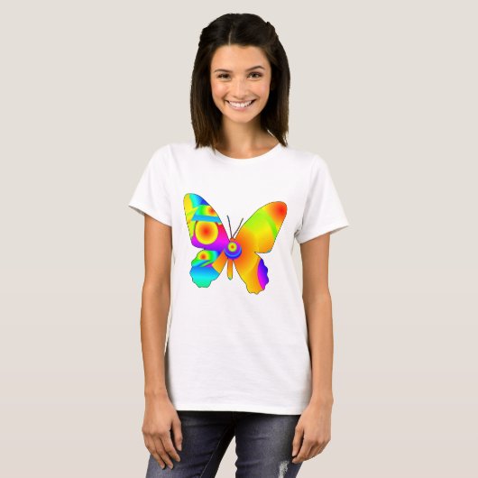 Butterfly Sunrise T-shirt (Voorkant volledig)