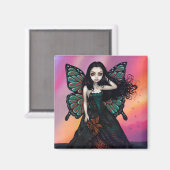 "Butterfly Sunset" magneet (Voorkant / Achterkant)