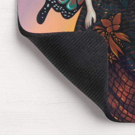 "Butterfly Sunset" Mousepad Muismat (Hoek)
