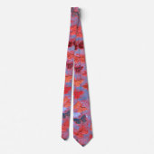 Butterfly Sunset Necktie Stropdas (Achterkant)
