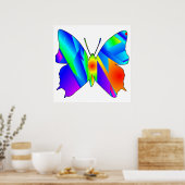 Butterfly Sunset Poster (Keuken)
