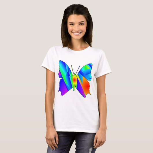 Butterfly Sunset T-shirt (Voorkant volledig)