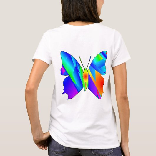 Butterfly Sunset T-shirt (Achterkant)
