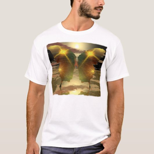 Butterfly Sunset T-shirt (Voorkant)