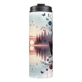 Butterfly Sunset Thermosbeker