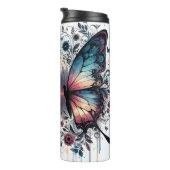 Butterfly Sunset Thermosbeker (Geroteerd rechts)