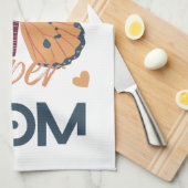 Butterfly Super MOM Theedoek (Quarter Fold)