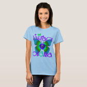 Butterfly Support Barack Obama T-shirt (Voorkant volledig)