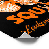 Butterfly Support Squad Leukemie Bewustheid Poster (Hoek)