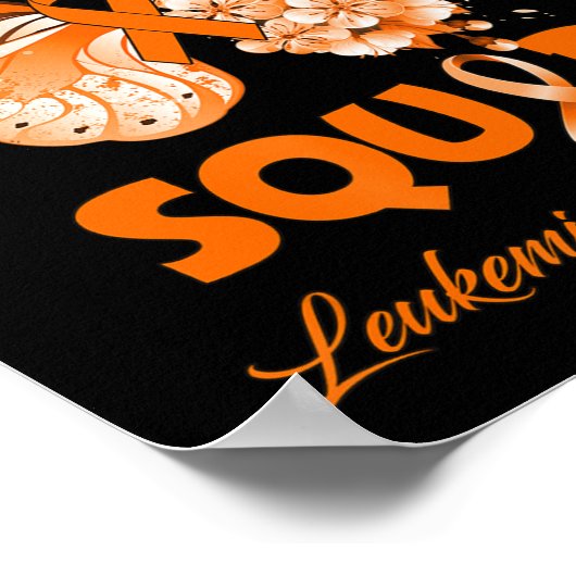 Butterfly Support Squad Leukemie Bewustheid Poster (Hoek)