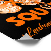 Butterfly Support Squad Leukemie Bewustheid Poster (Hoek)