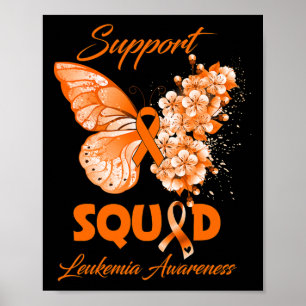 Butterfly Support Squad Leukemie Bewustheid Poster