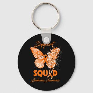 Butterfly Support Squad Leukemie Bewustheid Sleutelhanger