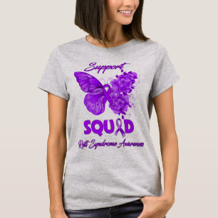 Butterfly Support Squad Rett Syndrome Awareness T-shirt