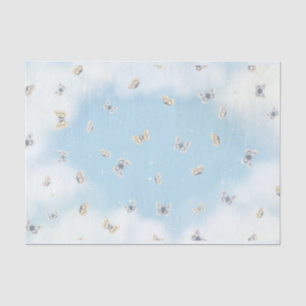 Butterfly Swarm in Dreamweaver Blue Sky Tissuepapier
