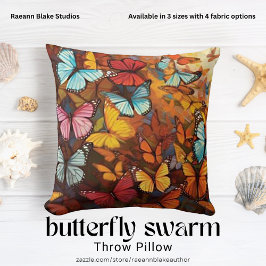 Butterfly Swarm Sierkussen