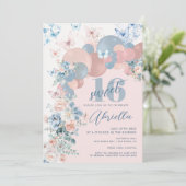 Butterfly Sweet 16 verjaardag Kaart (Staand voorkant)