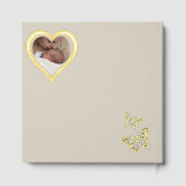 Butterfly Sweet Palette Baby shower Roos Gold Gastenboek (Achterkant)