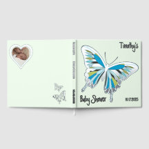 Butterfly Sweet Palette Baby shower zilveren folie