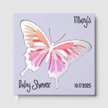 Butterfly Sweet Palette Baby shower Zilverfolie