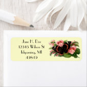 Butterfly Sweet Pea Garden Retouradres Labels (Insitu)