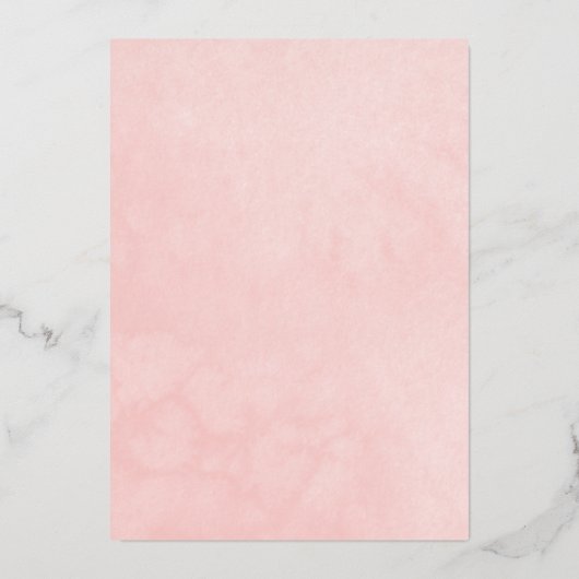 Butterfly Sweet Sixteen Blush Floral Dress Gold Folie Uitnodiging (Achterkant)