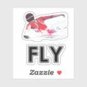 Butterfly Swim Sticker (Vel)