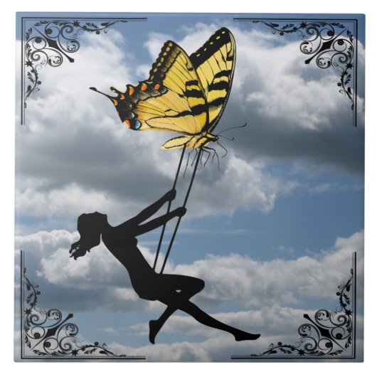 BUTTERFLY SWINGER TEGELTJE (Voorkant)