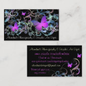 Butterfly Swirl Visitekaartje (Voorkant / Achterkant)