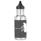 Butterfly Swirls Liberty Bottle, Grey Waterfles (Links)