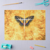 Butterfly symboliseert de herrijking van Jezus Chr Tissuepapier (Craft)