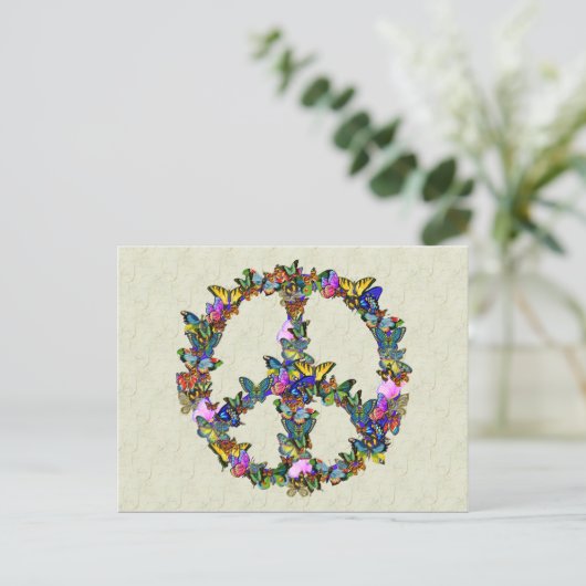 Butterfly-symbool Briefkaart (Staand voorkant)