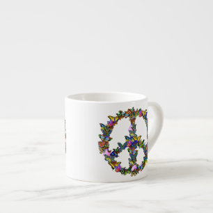 Butterfly-symbool Espresso Kop
