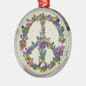 Butterfly-symbool Metalen Ornament (Links)