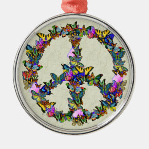 Butterfly-symbool Metalen Ornament