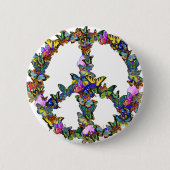 Butterfly-symbool Ronde Button 5,7 Cm (Voorkant)