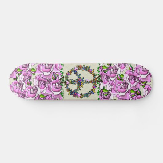 Butterfly-symbool Skateboard (Horizontaal)