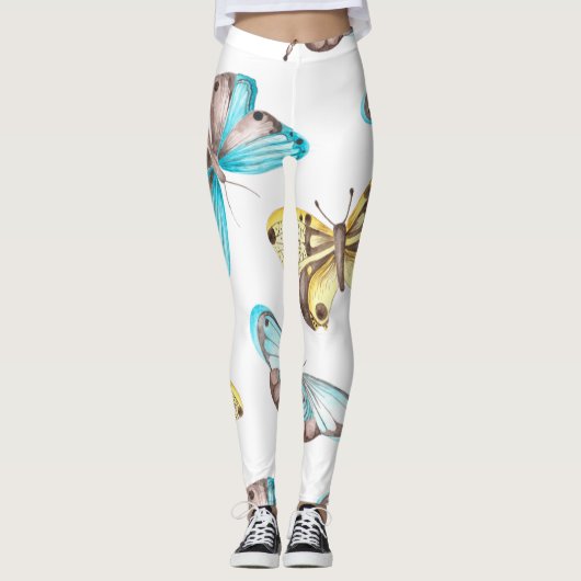 Butterfly Symmetry Art Leggings (Voorkant)