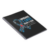 Butterfly T1D Diabetes Awareness Diabetic Support Notitieboek (Rechterzijde)